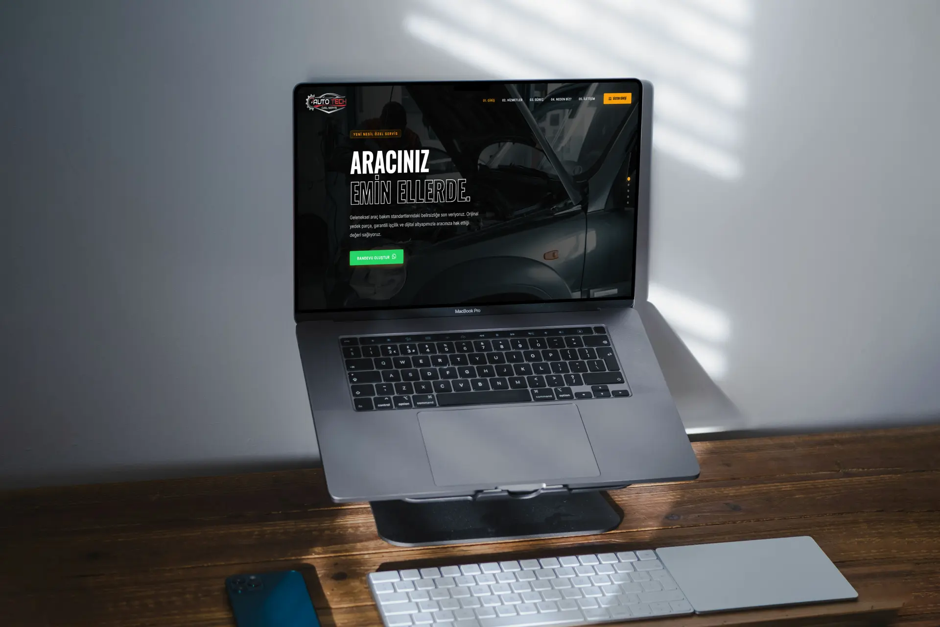 AutoTech Didim web tasarım projesi