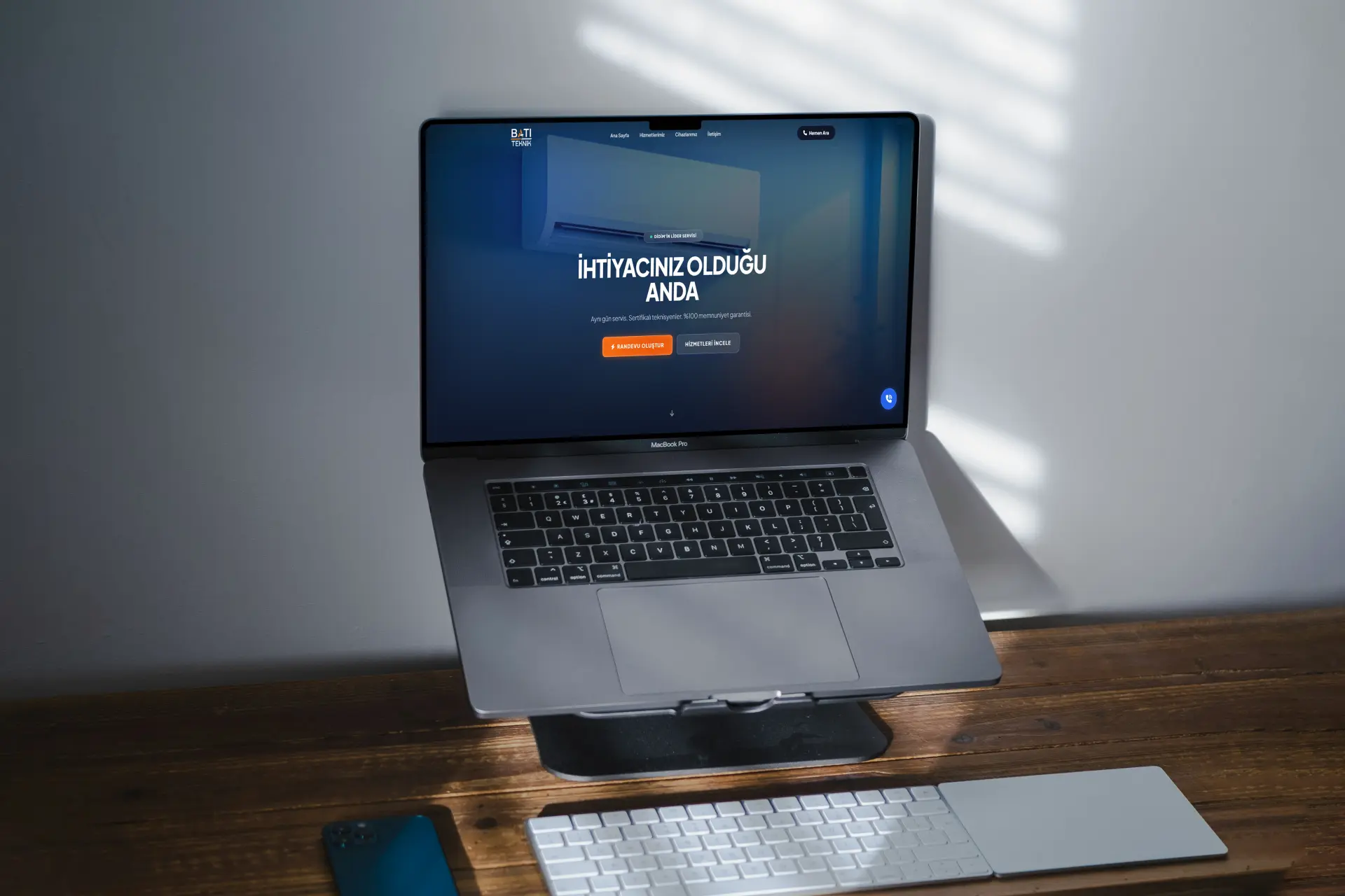 Didim Batı Teknik web tasarım projesi