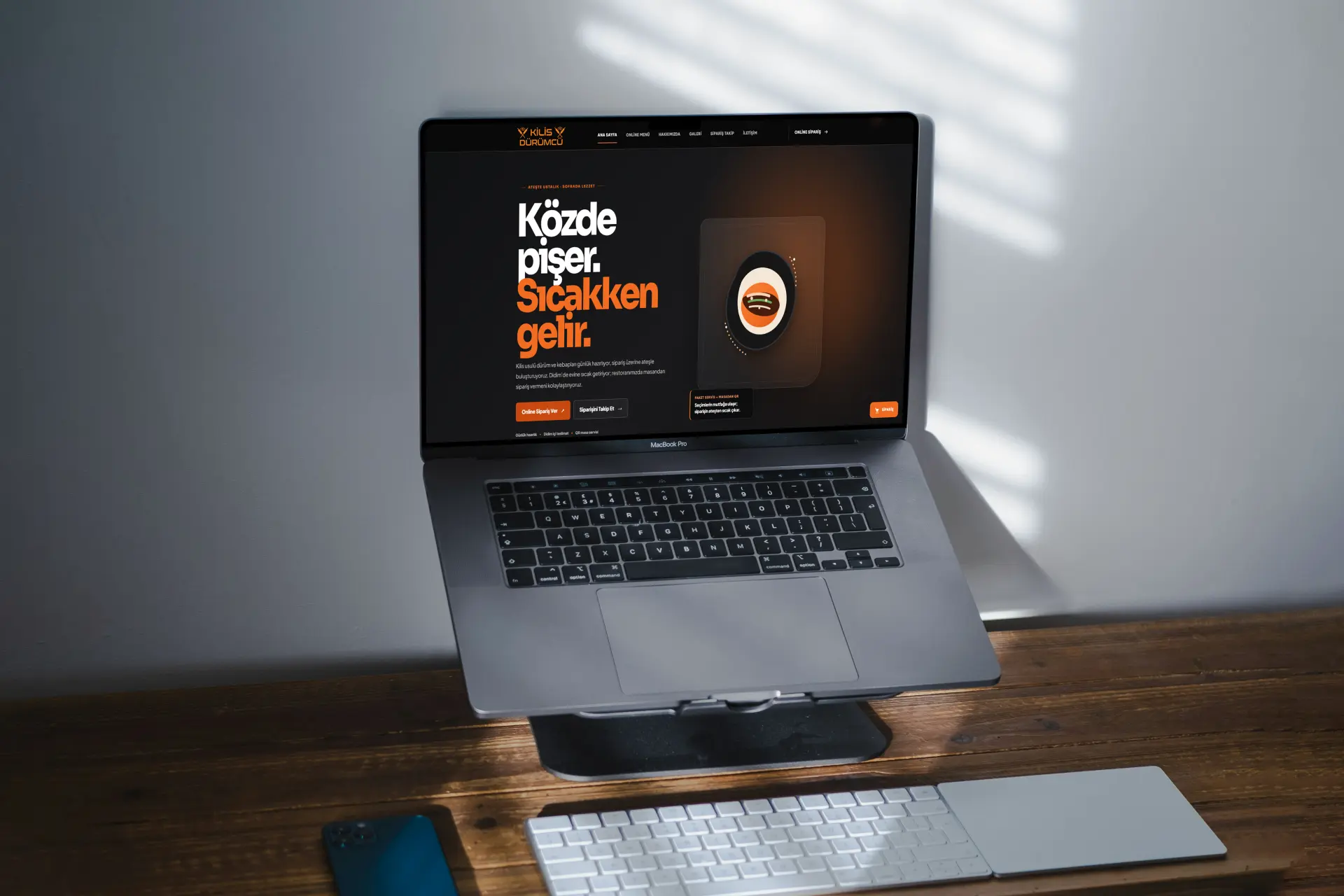 Kilis Dürümcü web tasarım projesi